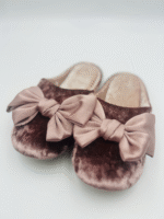 Bow-Tie Velvet Slippers - Image 5