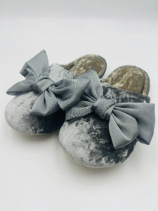 Bow-Tie Velvet Slippers - Image 3